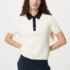 Kortærmet polo-sweatere til kvinder | Color Block