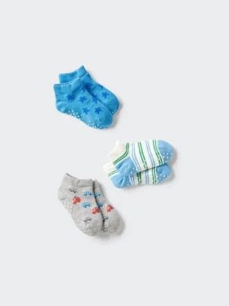 Korte babystrømper | 3 par