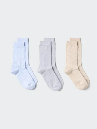 Lace-strikkede strømper til kvinder | 3 par