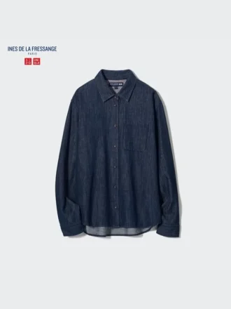 Langærmede denimskjorter til kvinder