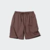 Lette shorts i linneblanding til kvinder