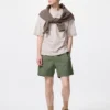 Lette shorts i linneblanding til mænd | 5″