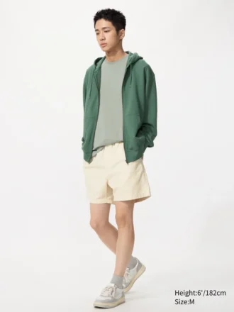 Lette shorts i linneblanding til mænd | 5″