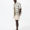 Lette shorts i linneblanding til mænd | 5″