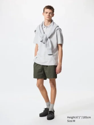 Lette shorts i linneblanding til mænd | 5″