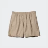 Lette shorts i linneblanding til mænd | 5″