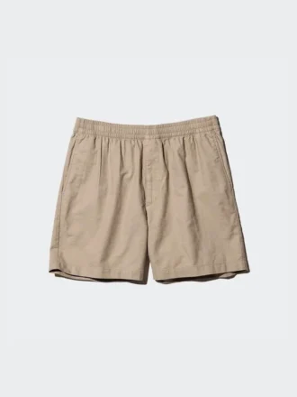 Lette shorts i linneblanding til mænd | 5″