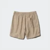 Lette shorts i linneblanding til mænd | 5″