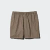 Lette shorts i linneblanding til mænd | 5″