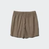 Lette shorts i linneblanding til mænd | 5″