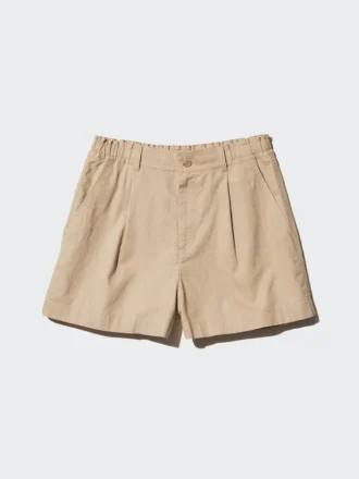 Linen-bomuldsshorts til børn