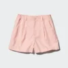 Linen-bomuldsshorts til børn