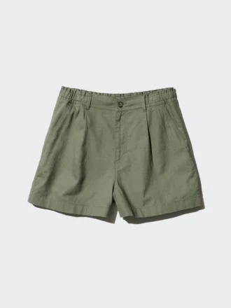 Linen-bomuldsshorts til børn