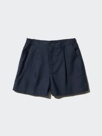 Linen-bomuldsshorts til børn