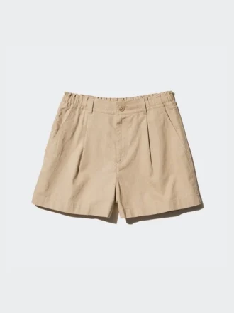 Linen-bomuldsshorts til børn