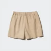 Linen-bomuldsshorts til børn