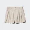 Linen-bomuldsshorts til kvinder