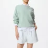 Linen-bomuldsshorts til kvinder | Stribet