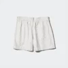 Linen-bomuldsshorts til kvinder | Stribet | 2,5″