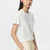 Linen T-shirt til kvinder