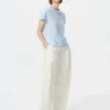 Linen T-shirt til kvinder