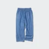 Løse ankelbukser i bomuld til kvinder | Denim