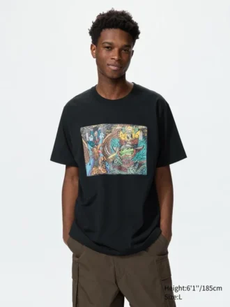 Manga Ut Shueisha 100Th UT grafisk T-shirt til mænd | Naruto