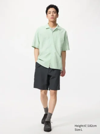 Men’s Linen Blend Shorts | 9,5″