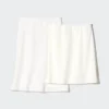 Midi-nederdel i linneblanding til kvinder | Shorts