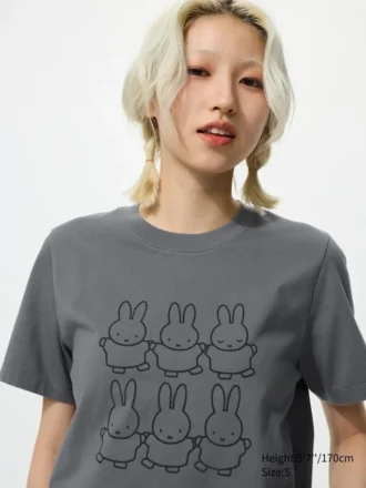 Miffy in Bloom UT grafisk T-shirt til kvinder