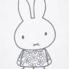 Miffy in Bloom UT grafisk T-shirt til kvinder