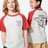Minecraft-UT-T-shirt med grafisk motiv til børn