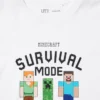 Minecraft-UT-T-shirt med grafisk motiv til børn
