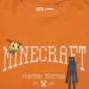 Minecraft-UT-T-shirt med grafisk motiv til børn