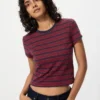 Mini-T-shirt til kvinder | Stribet