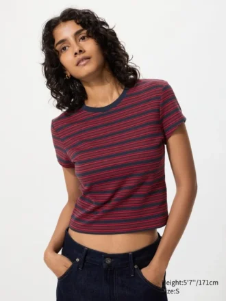 Mini-T-shirt til kvinder | Stribet
