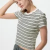 Mini-T-shirt til kvinder | Stribet