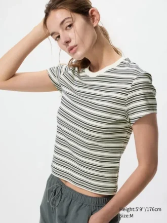Mini-T-shirt til kvinder | Stribet