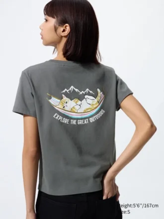 Mofusand UT grafisk T-shirt til kvinder