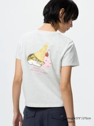Mofusand UT grafisk T-shirt til kvinder