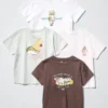 Mofusand UT grafisk T-shirt til kvinder