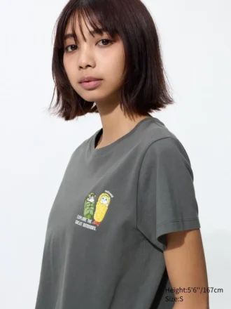 Mofusand UT grafisk T-shirt til kvinder