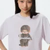 Monchhichi UT-T-shirt med grafisk print til kvinder