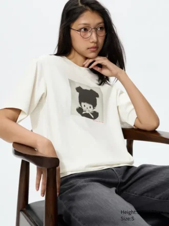 Monchhichi UT-T-shirt med grafisk print til kvinder
