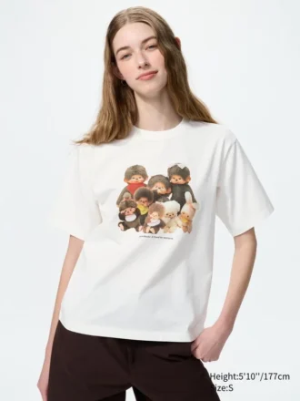 Monchhichi UT-T-shirt med grafisk print til kvinder