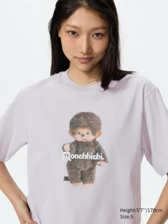 Monchhichi UT-T-shirt med grafisk print til kvinder