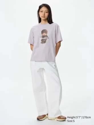 Monchhichi UT-T-shirt med grafisk print til kvinder