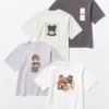 Monchhichi UT-T-shirt med grafisk print til kvinder