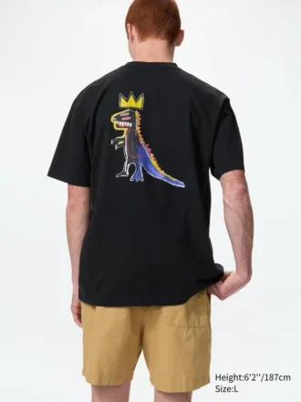 Ny Pop Art UT Graphic T-shirt til mænd | Basquiat