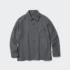 Overshirts i børstet twill til mænd